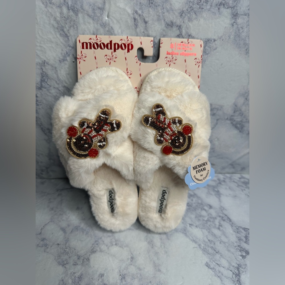 Christmas Gingerbread Man Slippers S 5/6